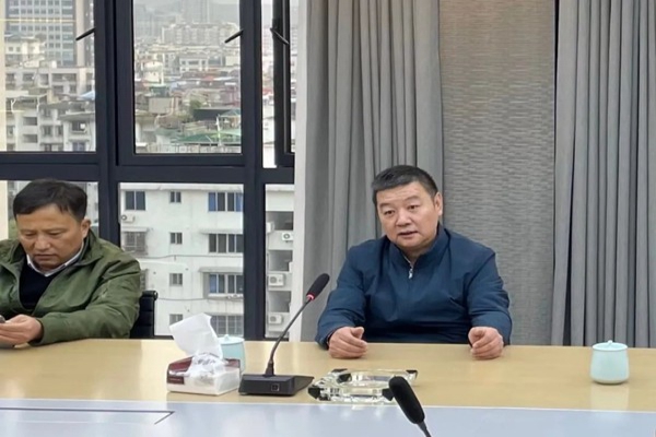 麗水市建設(shè)局黨組書記、局長鐘小松一行到浙江中立建設(shè)有限公司走訪